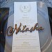 Wooden laser cut names Wedding place cards Name place settings Wooden wedding sign Rustic wedding names Laser cut wood Name tags for wedding 