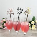 Personalized Wedding Name Drink Stirrers, Custom Acrylic Cocktail Swizzle Sticks, Luxury Beverage Accents