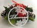 Personalized Christmas Baubles Frosted Acrylic Ornaments Xmas Tree Decorations Holiday Custom Name Ornaments Snowflakes Custom Family Gift 