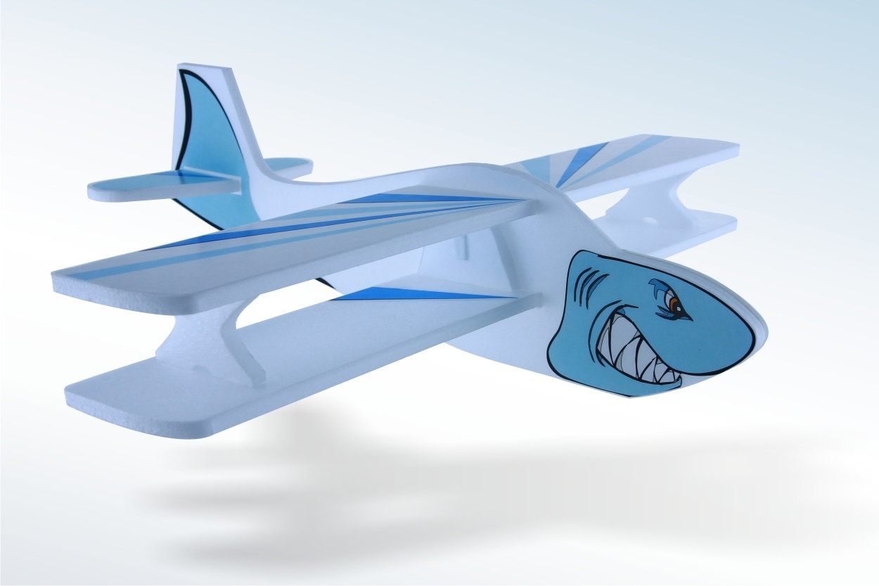 shark plane toy