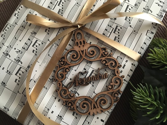 Personalized Christmas Bauble Custom Name Hanging Ornament Tree Decorations Wood Christmas Family Gift Xmas Acrylic, Wooden, Stainless Steel