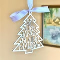 Personalized Christmas Family Ornaments - Custom Names & Year - Xmas Family Tree Decorations product logo