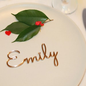 Personalized place cards Place name settings Guest names Acrylic wedding Laser cut table names Wedding signs Wedding invitation Escort cards