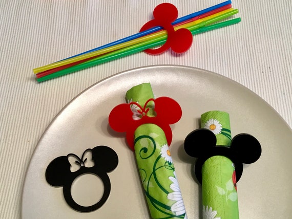 Mickey Mouse Napkin Rings Minnie Mouse Napkin Rings Acrylic Napkin