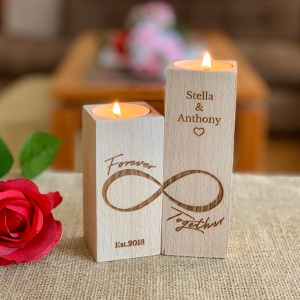 Wooden Candle Holder Etsy
