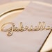 Personalized Acrylic Laser Cut Names Gold Place Cards Name Settings Guest Tags Wedding Party Table Signs Invitation Escort Cards Custom Wood 