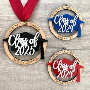 Custom Graduation Name Ornament | Class of 2026 | Personalized High ...
