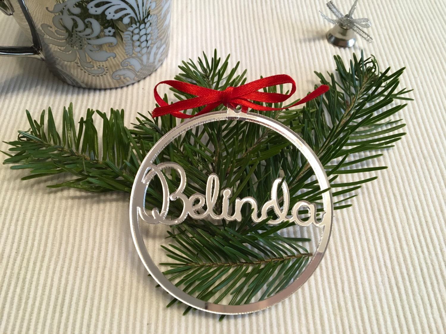 personalised christmas bauble personalized names gift tags xmas