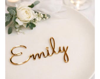 Place Names for Table, Personalized Escort Cards & Guest Names Tags