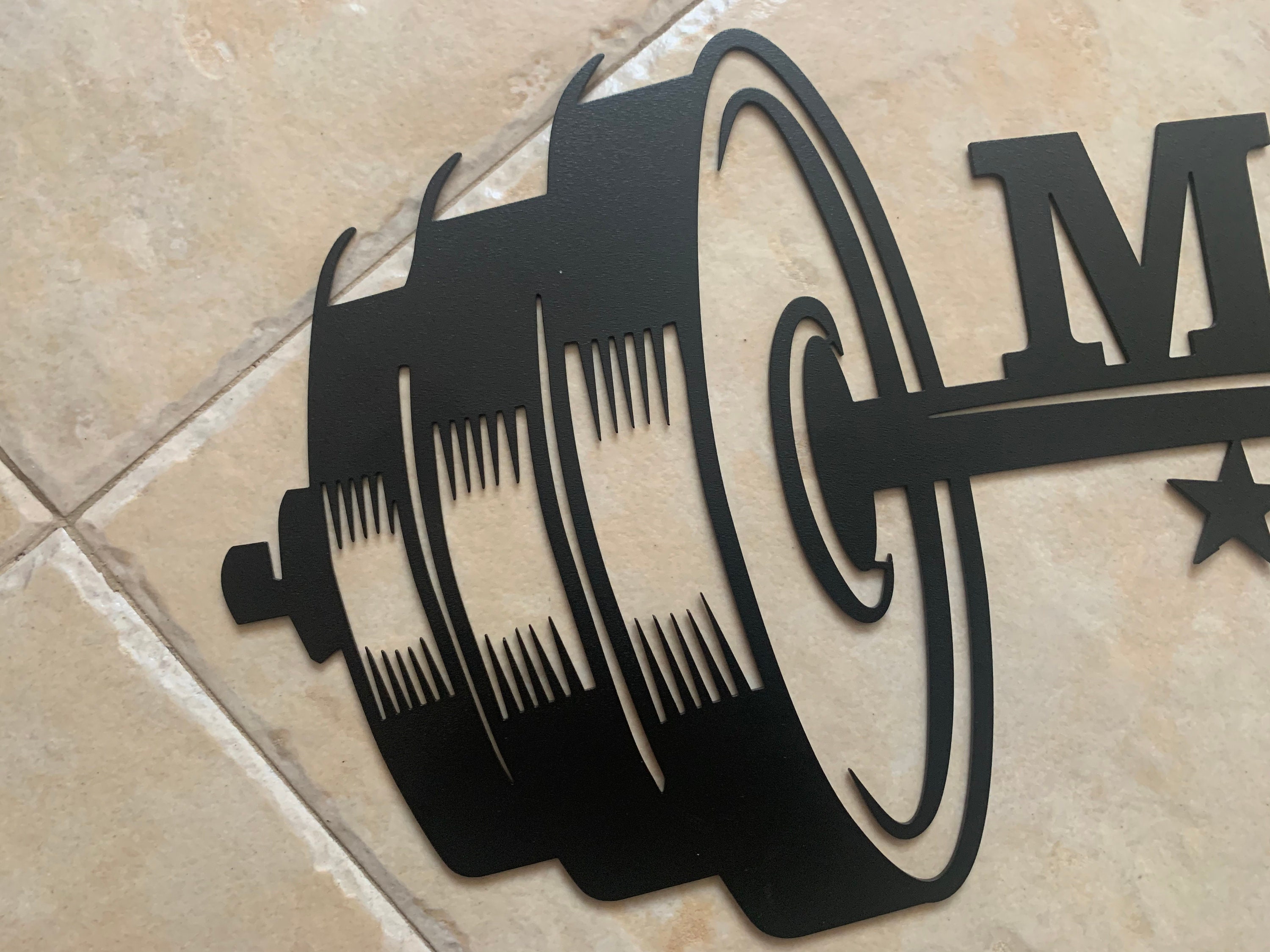 Personalized Gym Metal Sign Custom Name Plaque Home Gym Sign Fitness Training Wall Art Bodybuilding Dad&#39;s Gym Workout Room Weight Lifting