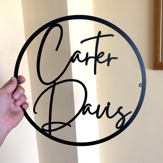 Custom Design Personalized Metal Sign Custom Logo Metal Wall Art Your Idea Your Text Here Personalized Gift, Made to Order, Door, Wall Decor