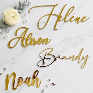 Custom Name Plate for Birthday Cake Topper, Personalized Cake Charm, 4 Font Styles Available