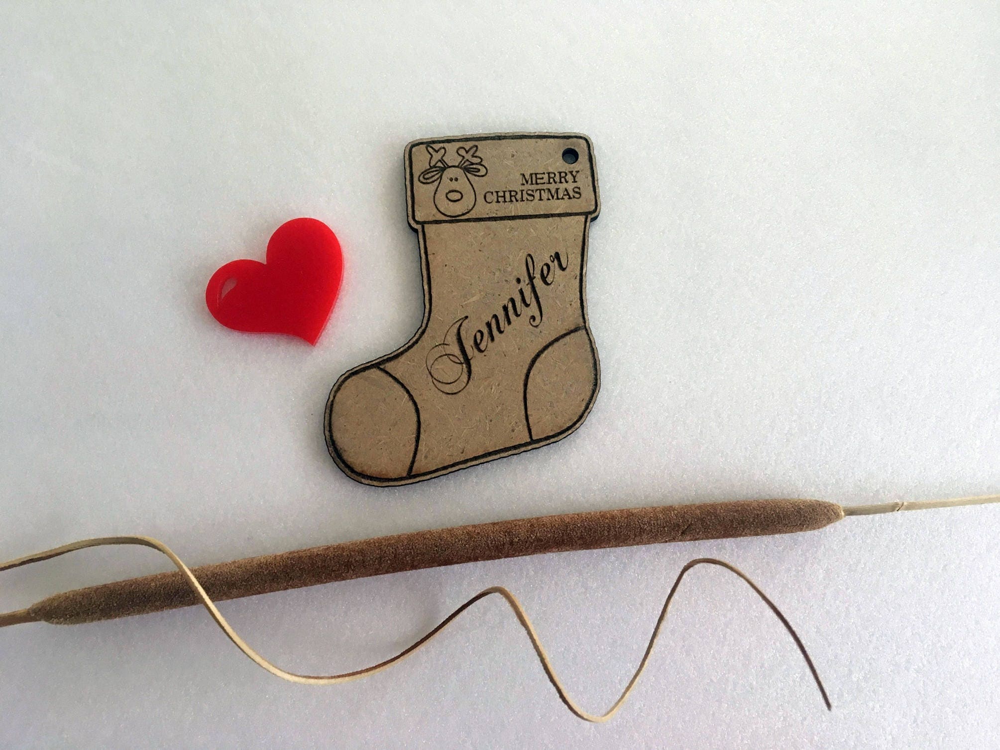 Christmas Stocking Tags / Stocking Wooden Words / Stocking Names / Custom Stocking  Name Tags Personalized Gift Tag