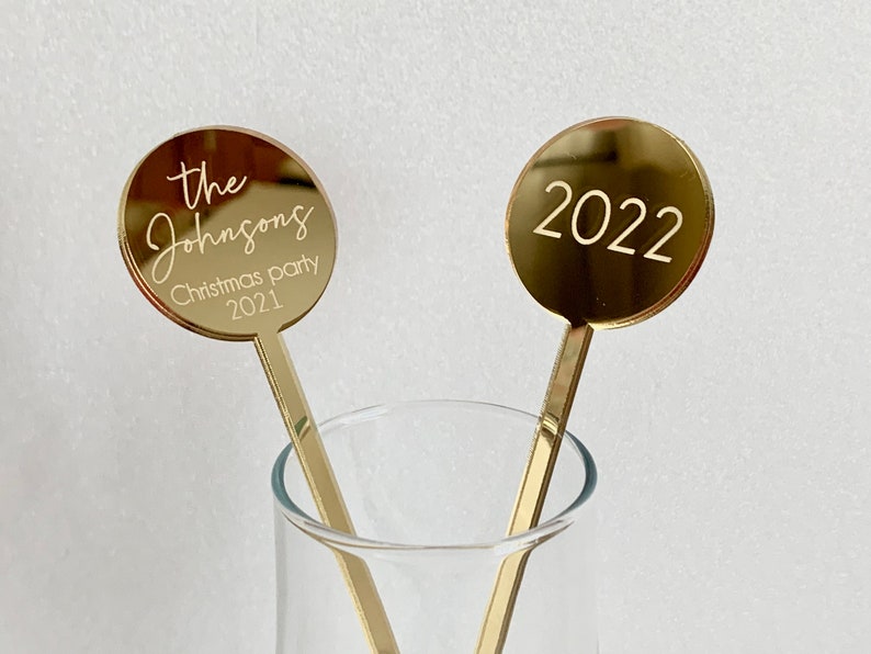 Personalized Heart Name Drink Stirrers Custom Swizzle Stir Sticks Happy Mothers Day Birthday Table Decor Weddings, Engagement, Baby Showers image 3