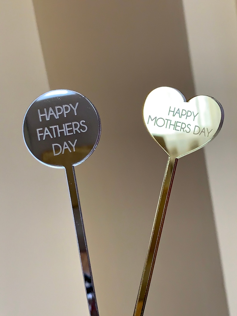 Personalized Heart Name Drink Stirrers Custom Swizzle Stir Sticks Happy Mothers Day Birthday Table Decor Weddings, Engagement, Baby Showers image 9