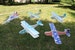 Set of 5 Airplanes Toy Handmade Foam Glider Educational Montessori Toys Plane Lover Birthday Party Decor Gift for Boys Kids Party Ideas, DIY 