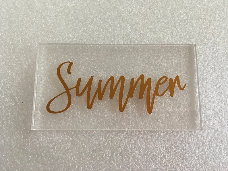 Personalized Clear Acrylic Place Card Holders Stand Geometric Etsy