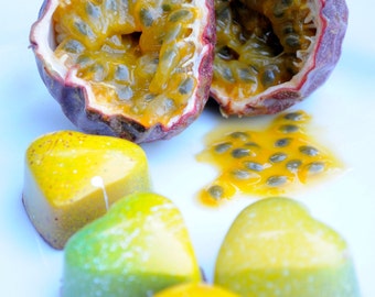 Gourmet Chocolate truffles with Passion fruits, Belgian Chocolate, Edible gift, Made to order Chocolate with real Guava fruit Ganache,