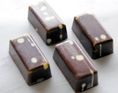 Coconut Chocolates in a gift box, artisan handmade chocolate, gourmet candy, gluten free, 10 pieces