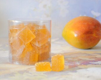 Mango Pate de Fruit, French Jelly, Fruit Jelly, Fruit Candy, Handmade Artisan sweets, Paris, Pate de Fruit, Jelly Candies, gift