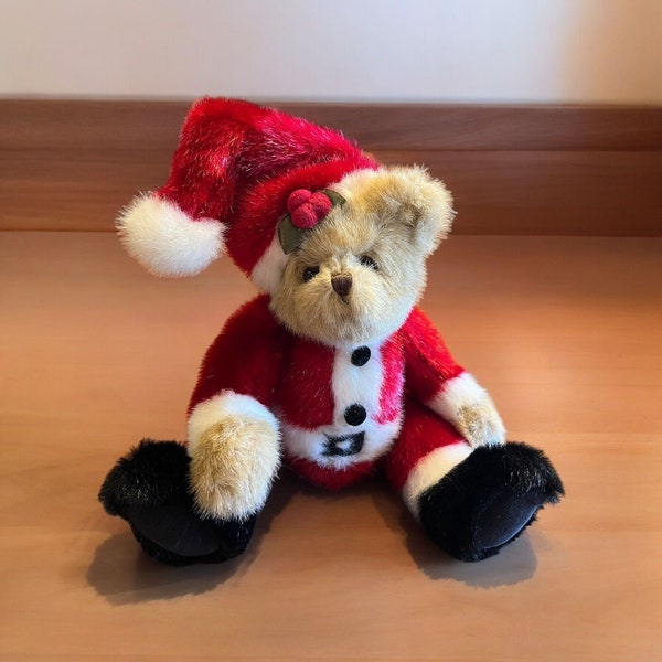 Vintage Bearington Limited Bear Collection Santa Beary Christmas Plush Toy Gift