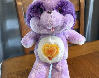 Peluche vintage de mapache de los Osos Cariñositos Cousins de 33 cm, Kenner, 1984