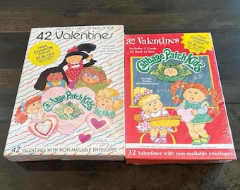 Biglietti di San Valentino Cabbage Patch Kid, vintage, nuovi, sigillati, del 1992