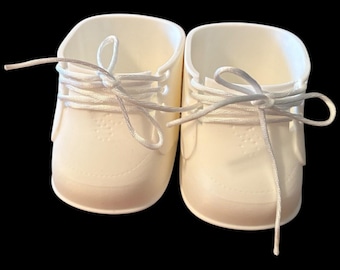 Replacement Shoes For 16” Cabbage Patch Kid 3D Printed - Lace Up White