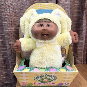Cabbage Patch Kid AA African American Bunny Baby Yellow Plush Costume