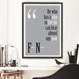 Citas de Nietzsche para imprimir Citas filosóficas de Nietzsche para imprimir Cita de regalo para imprimir citas (050)