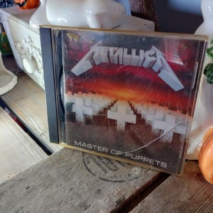Master Of Puppets Metallica 1996 CD Heavy Metal Music 90s Throwback Y2K Vintage