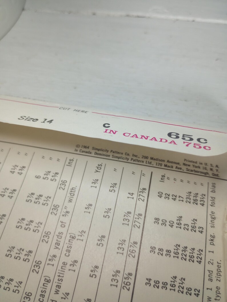 Vintage 60s Simplicity Sewing Patterns Used Complete 5545 8533 MOD ...