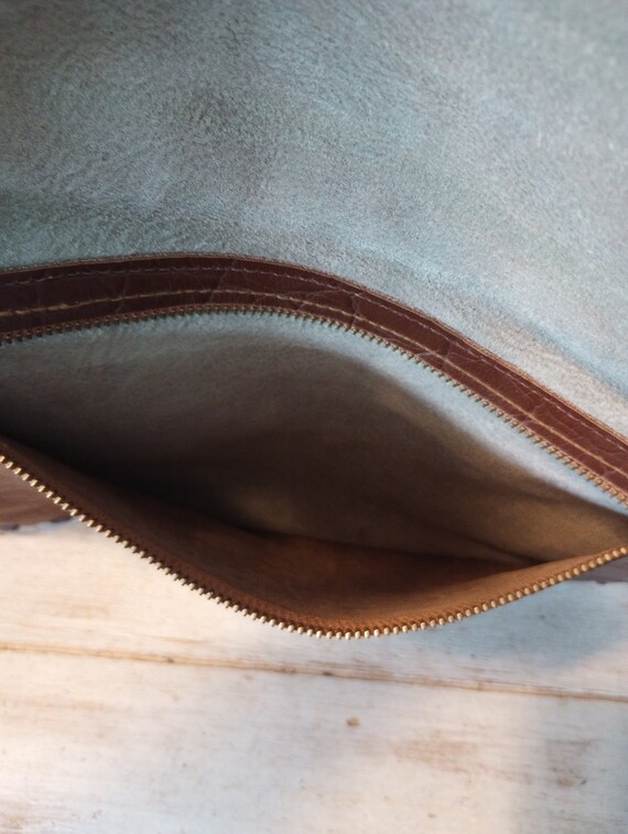 Western Cowgirl Genuine Leather Cowhide Envelope … - image 2