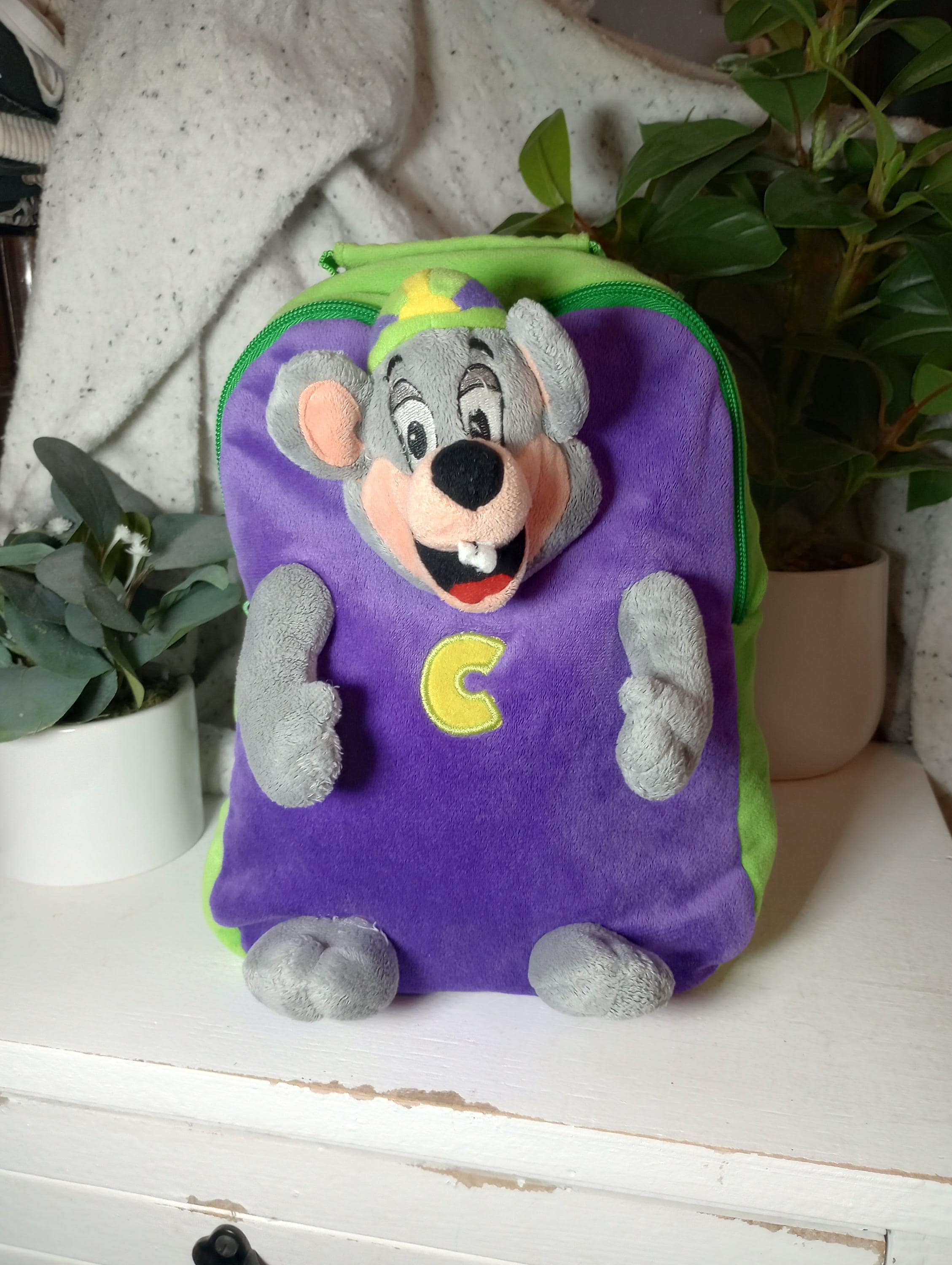 Y2K Chuck E Cheese Bag Animatronic FNAF Furry Mouse 3D  display picture 2
