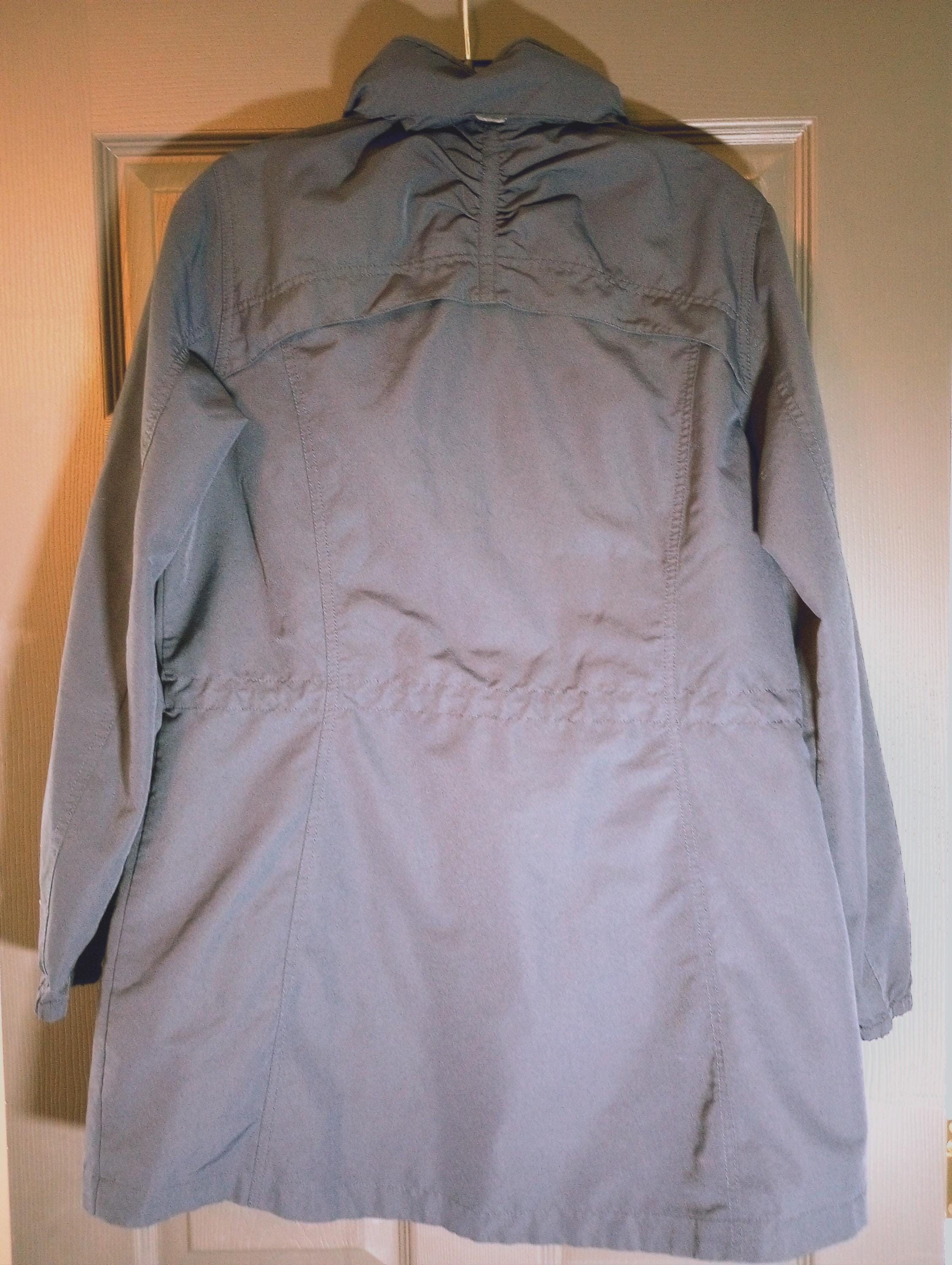 Veste Coupe-vent Femme Eddie Bauer, Bleu Texturé, Taille M, Fermeture éclair Intégrale