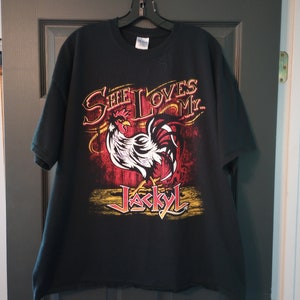Jackyl rock band 90s throwback style graphic tee shirt lp album she loves my 2xl fits adult xxl