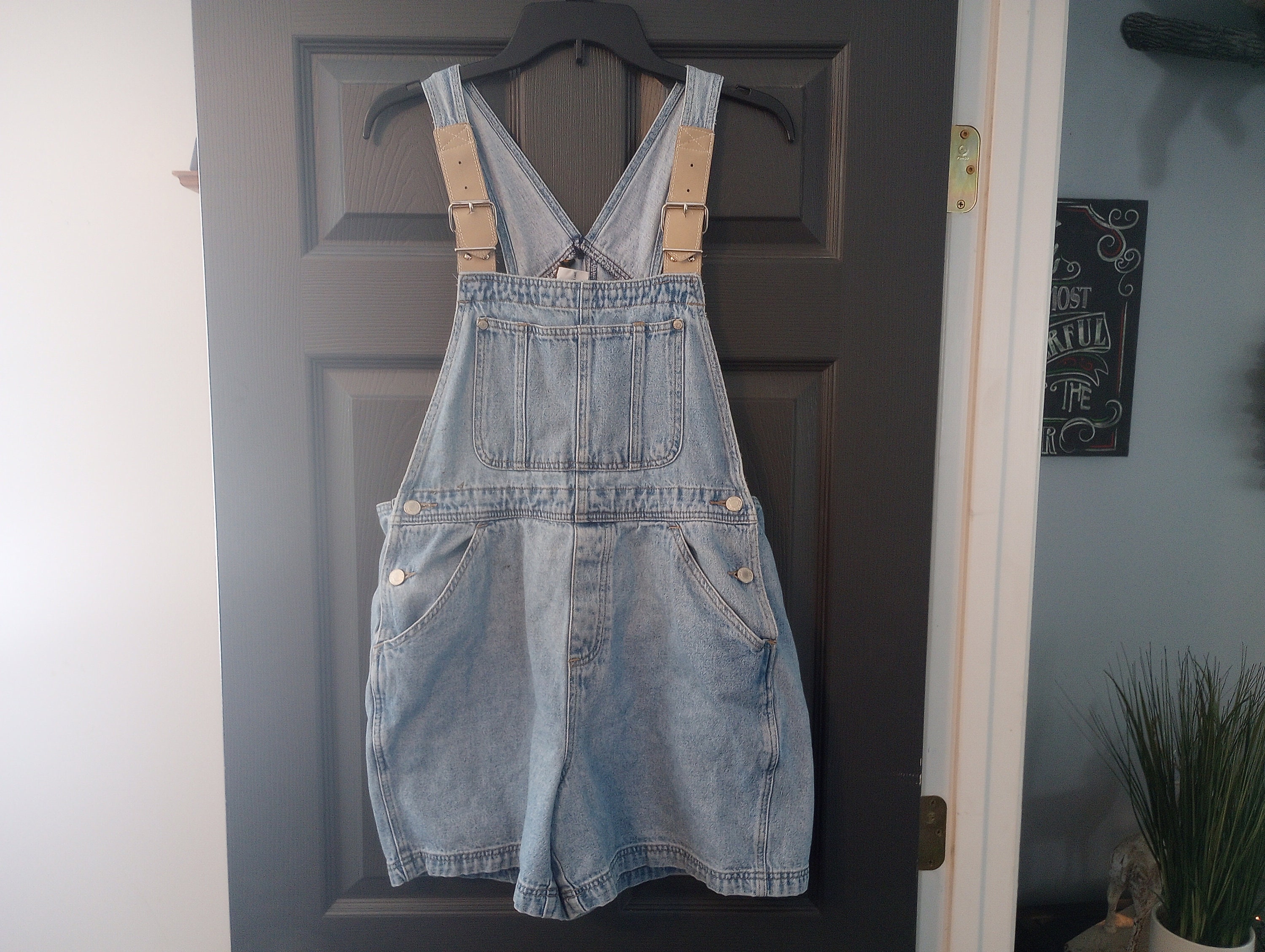short vintage overalls