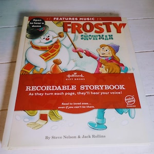 Frosty The Snowman Christmas Story Book enregistrable Hallmark 2011 Relié Nouveau