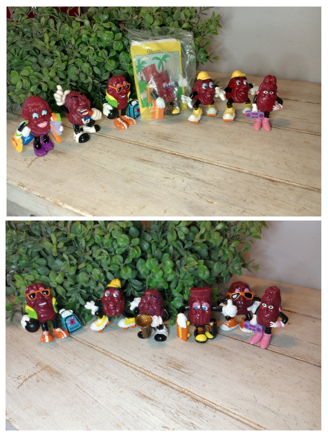 Vintage California Raisins PVC Figure Lot of 13 Retro 80s Applause Toy ...