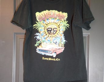 Sublime Sun Car Graphic Tee Long Beach California Reggae 90s Punk Grunge Shirt