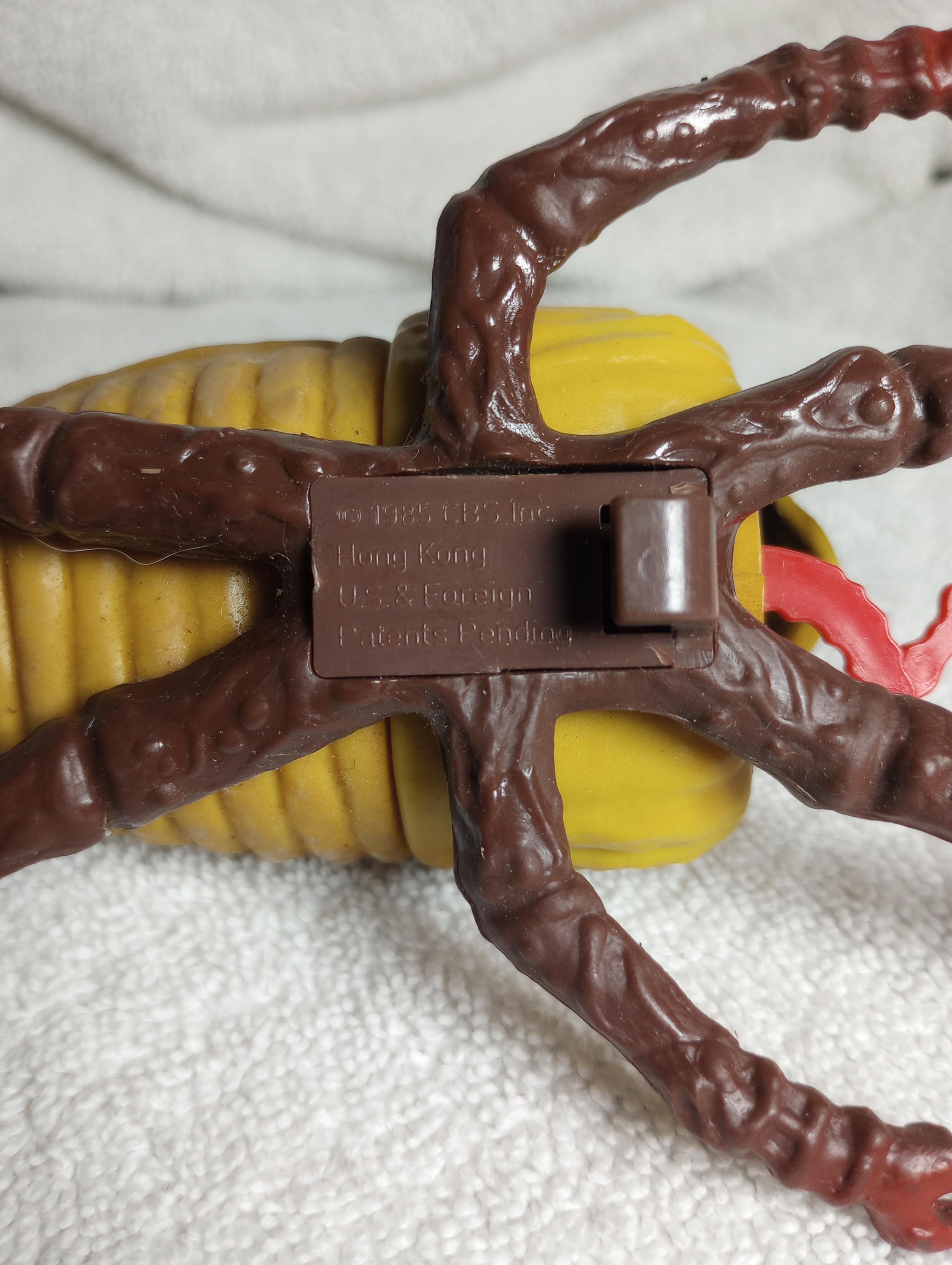 Vintage 80's Rocks + Bugs & Things Evil Beetle Ideal Toys 1985 CBS