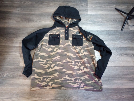Coogi Australia Vintage army hoodie XXL 2x hooded… - image 1