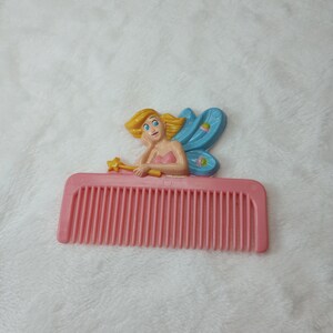 Vtg Tinkerbell Comb 90s Nostalgia Peter Pan Hair Brush JSNY Fairy Hair Accessory
