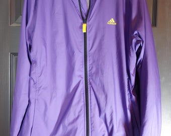 Vintage 2000's Purple Adidas Tracksuit Jacket - XS - Etsy