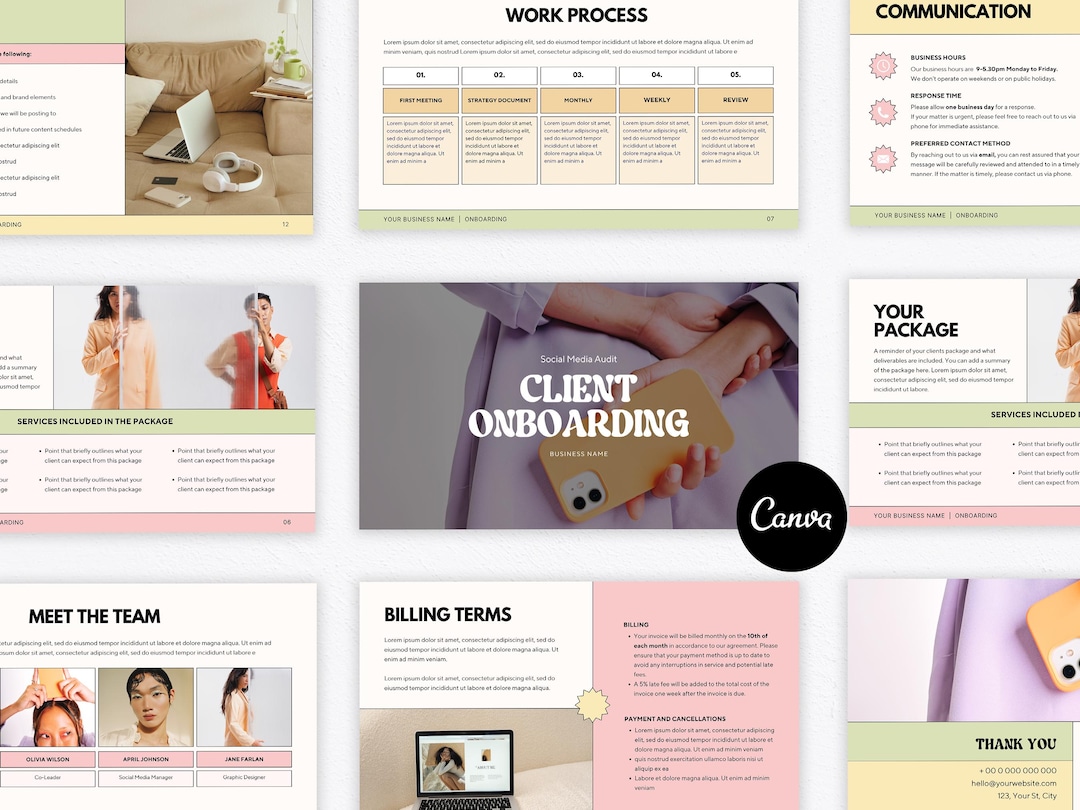 Welcomesign Client Day Client Onboarding Welcome Pack | Onboarding Client Social Media Manager ...