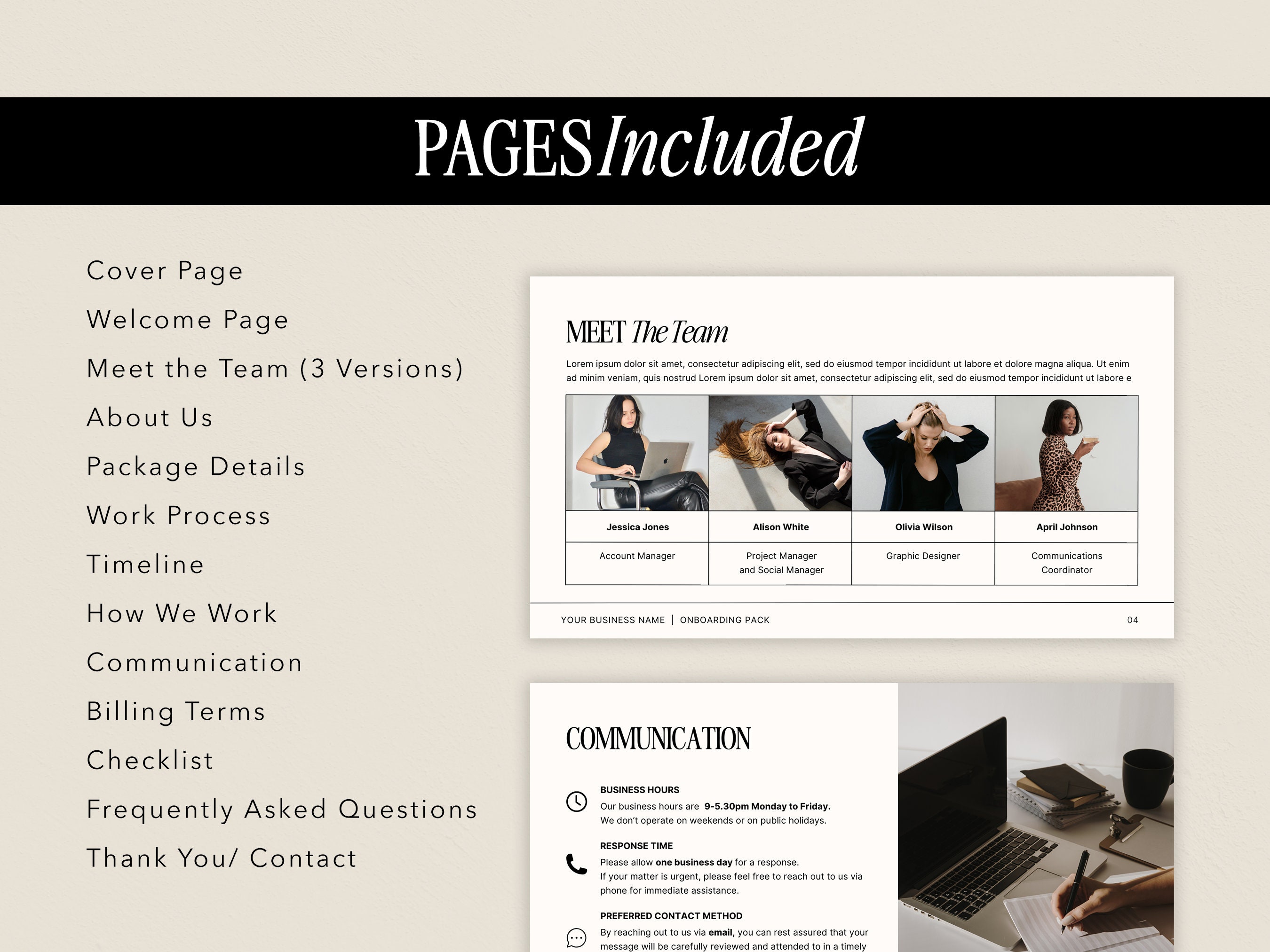 Client Onboarding Welcome Pack | Onboarding Client Social Media Manager ...