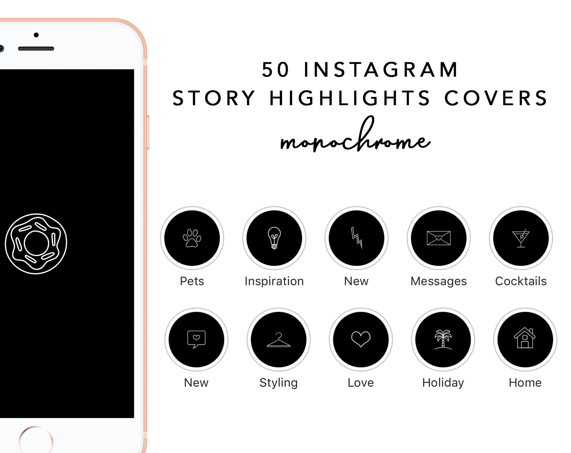 Quotes Love Instagram Highlight Cover Black : Instagram Highlight