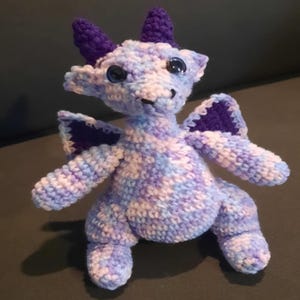 Little Dragon Crochet Amigurumi Pattern / Mythical Creature / Dragon / DIGITAL PDF Only by NicolaRattleyDesigns