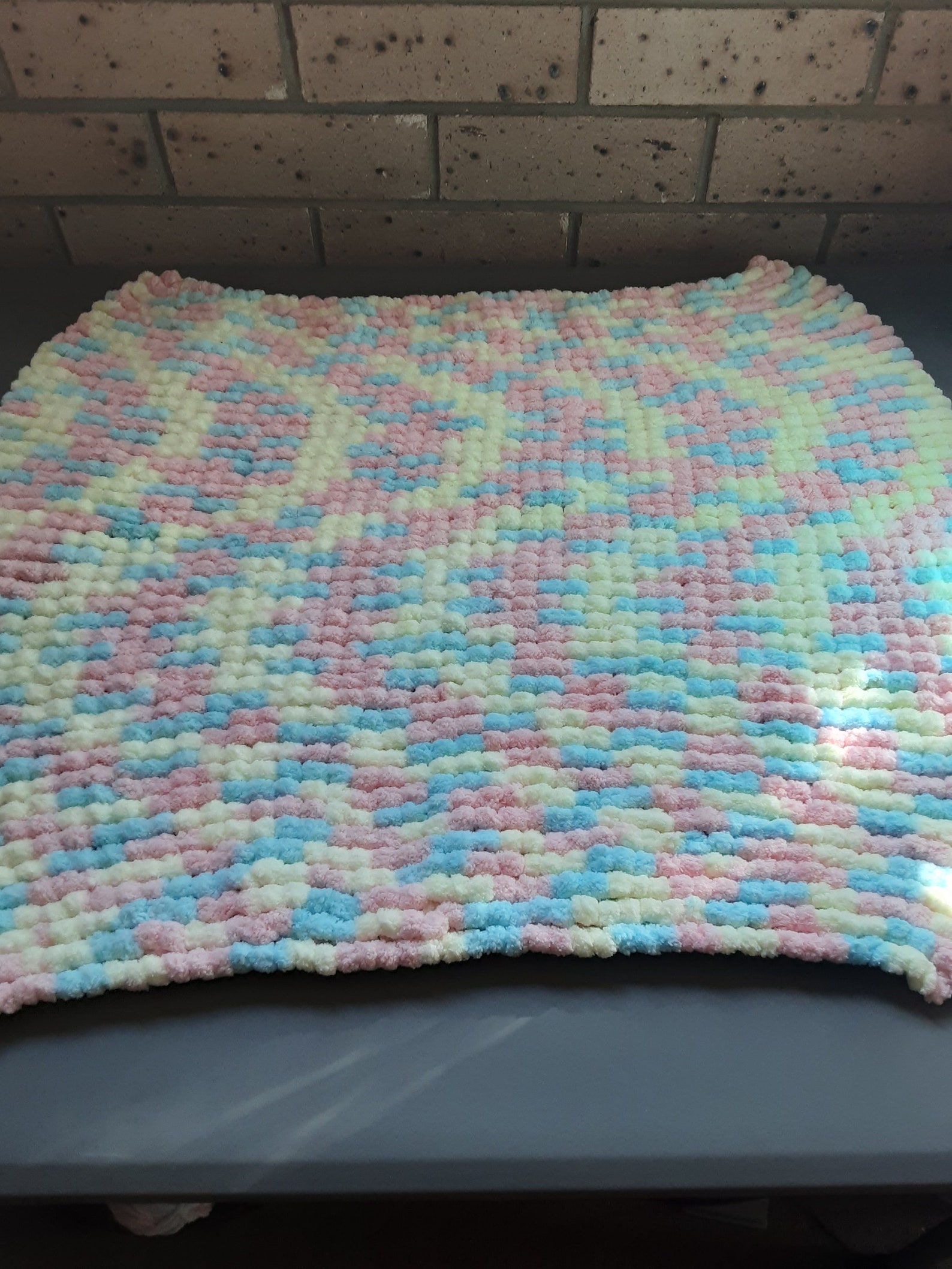 Pom Pom Baby Blanket Knitting Pattern DIGITAL DOWNLOAD Etsy UK