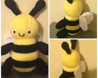 Cuddly Bumble Bee Knitting Pattern *DIGITAL DOWNLOAD*